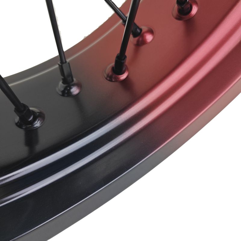 17Inch Supermoto Rims For KTM SX SX-F XC-F XC EXC EXC-F 2003-2025 Black&Red Rims