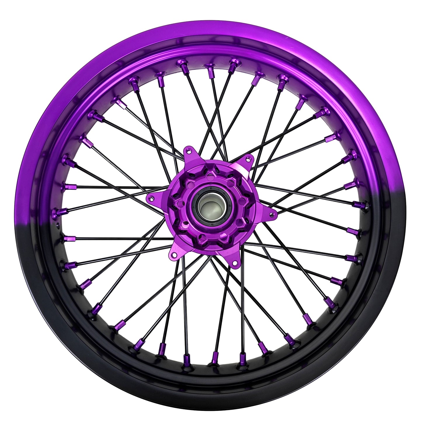 17Inch Supermoto Rims For KTM SX SX-F XC-F XC EXC EXC-F 2003-2024 Black&Purple Rims