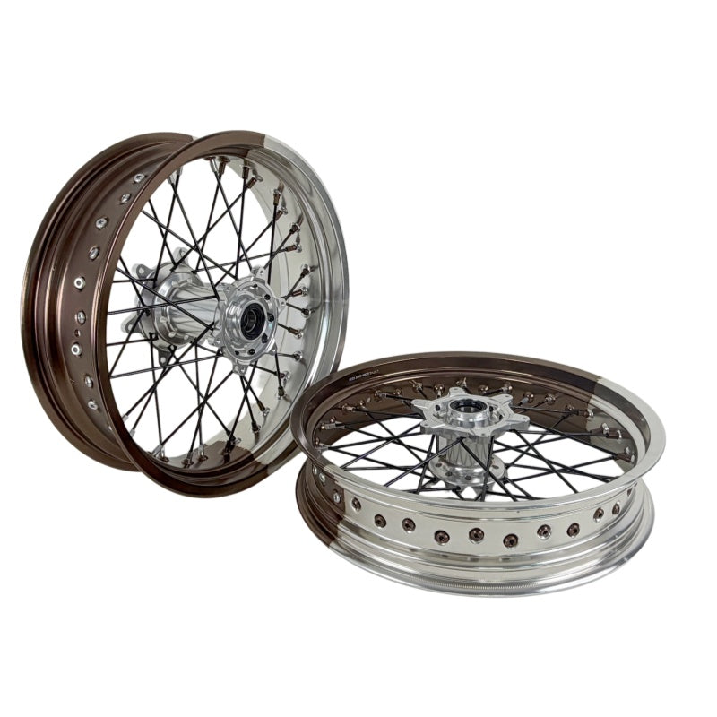 17Inch Supermoto Wheels For KTM SX SX-F XC-F XC EXC EXC-F 2003-2026 Customize Bi-Color