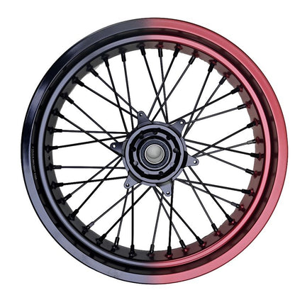 17Inch Supermoto Rims For KTM SX SX-F XC-F XC EXC EXC-F 2003-2025 Black&Red Rims