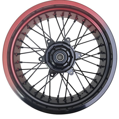 17Inch Supermoto Rims For KTM SX SX-F XC-F XC EXC EXC-F 2003-2025 Black&Red Rims