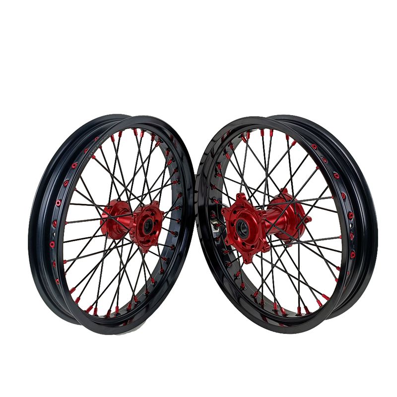 Motorcycle Flat Track 19X2.5" 19X3.0" Aluminum Spoke Wheels