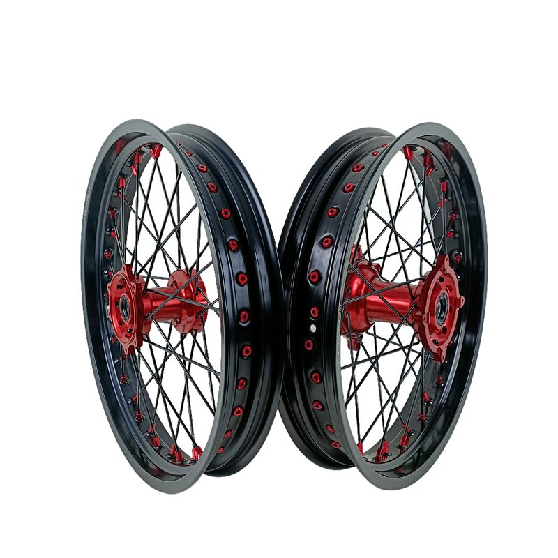 Motorcycle Flat Track 19X2.5" 19X3.0" Aluminum Spoke Wheels