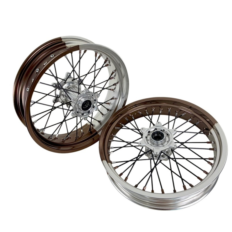 17Inch Supermoto Wheels For KTM SX SX-F XC-F XC EXC EXC-F 2003-2026 Customize Bi-Color
