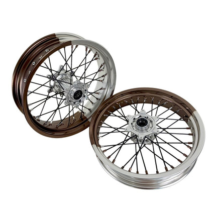 17Inch Supermoto Wheels For KTM SX SX-F XC-F XC EXC EXC-F 2003-2026 Customize Bi-Color