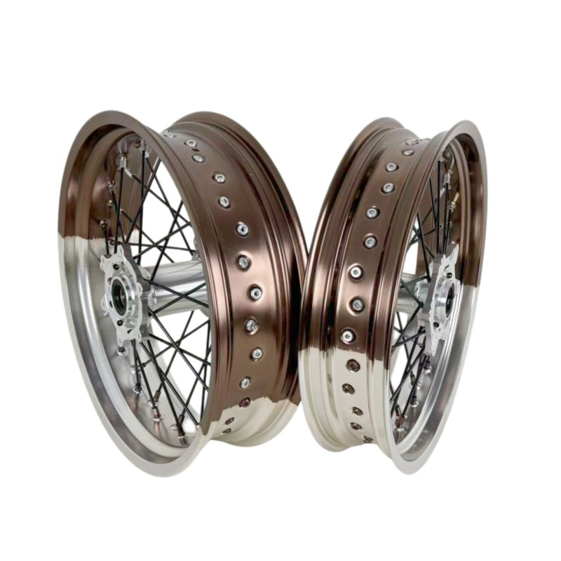 17Inch Supermoto Wheels For KTM SX SX-F XC-F XC EXC EXC-F 2003-2026 Customize Bi-Color
