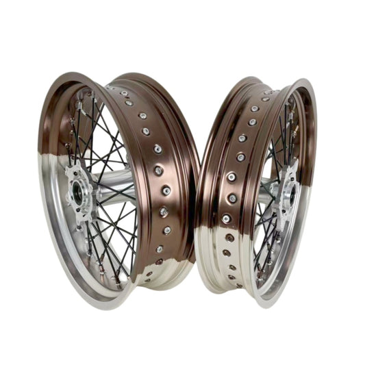 17Inch Supermoto Wheels For KTM SX SX-F XC-F XC EXC EXC-F 2003-2026 Customize Bi-Color