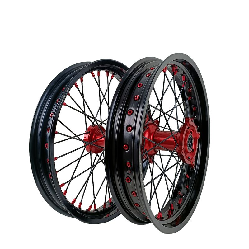 Motorcycle Flat Track 19X2.5" 19X3.0" Aluminum Spoke Wheels