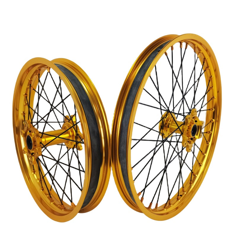 21" & 18" E-Bike Spoke Wheels Rims Fit SurRon Ultra Bee 2023-2024 Different Color Combo Available