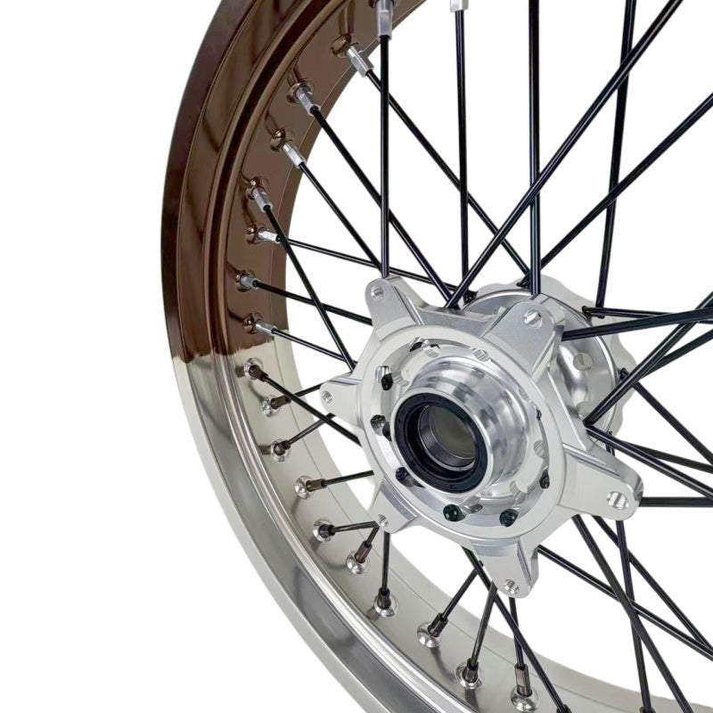 17Inch Supermoto Wheels For KTM SX SX-F XC-F XC EXC EXC-F 2003-2026 Customize Bi-Color