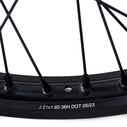 Front 21" E-Bike Spoke Wheels Rims Fit SurRon Ultra Bee 2023-2025 Different Color Combo Available