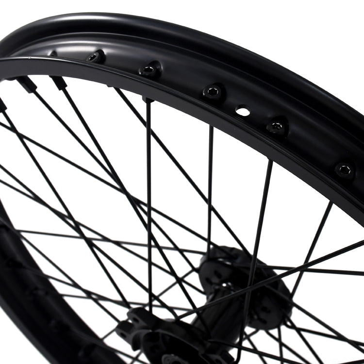 Front 21" E-Bike Spoke Wheels Rims Fit SurRon Ultra Bee 2023-2025 Different Color Combo Available