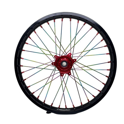 Front 21" E-Bike Spoke Wheels Rims Fit SurRon Ultra Bee 2023-2025 Different Color Combo Available